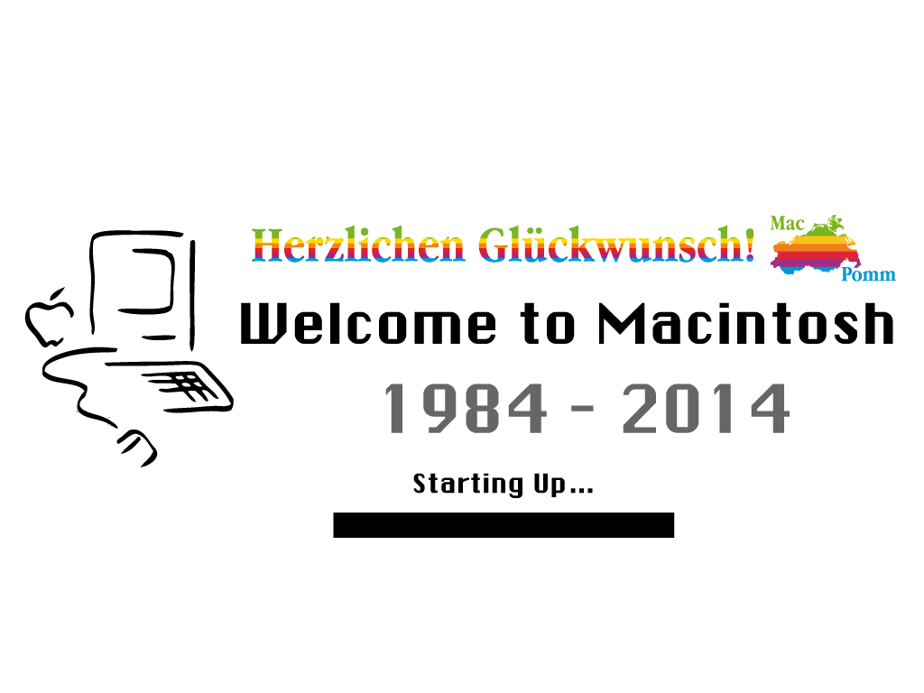 Welcome to Macintosh - 1984 - 2014 – Herzlichen Glückwünsch!